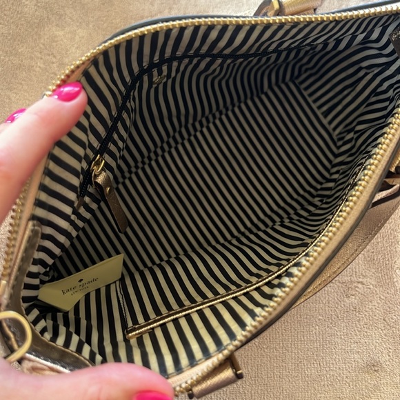 Kate Spade Rose Gold Leather Small Tote - Picture 7 of 11
